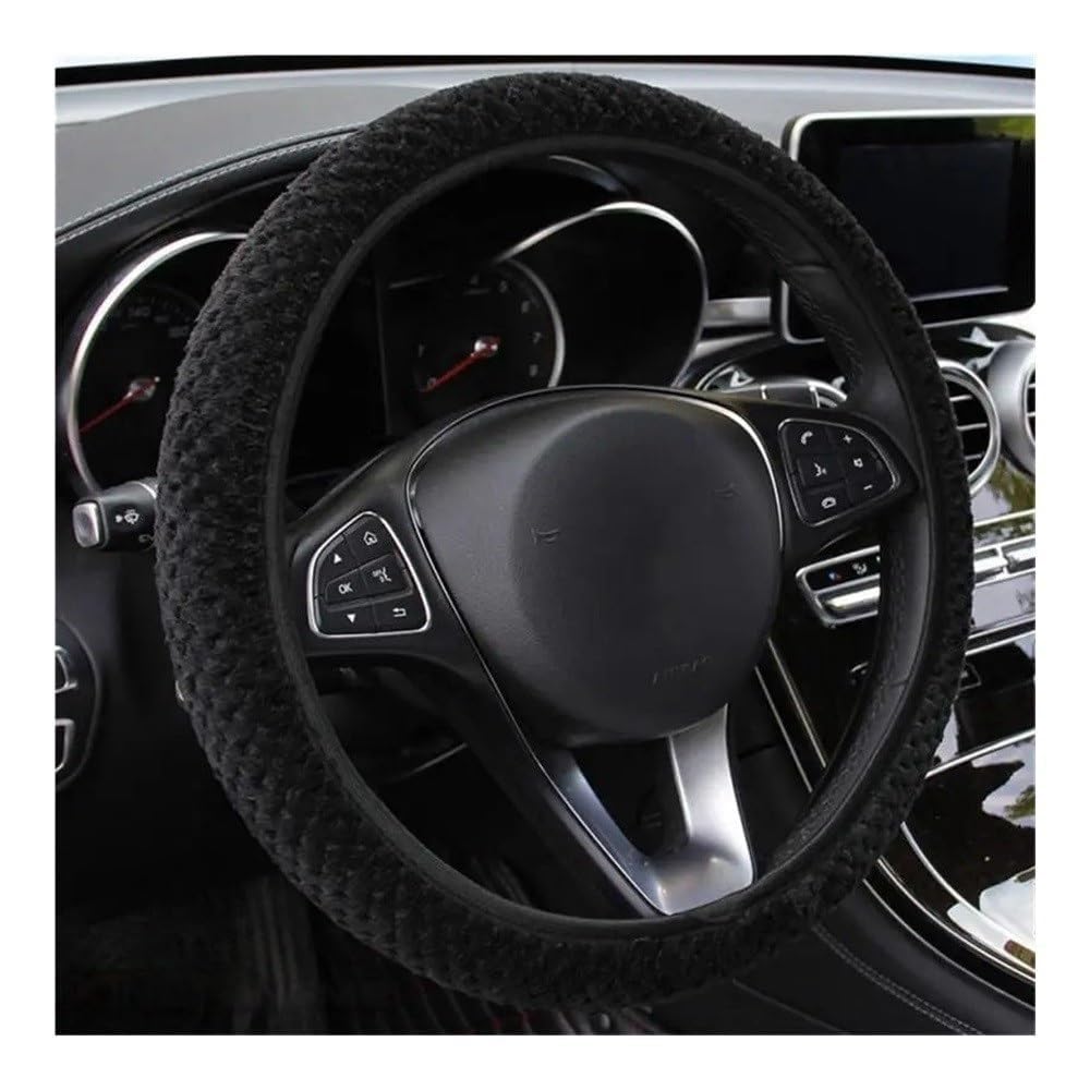 Lenkradbezug Four Seasons Universeller Auto-Lenkradbezug 37–38 cm Leder Bestickt farbig mit Nieten besetzt elastischer Lenkradbezug,Black Lenkradbezug Four Seasons Universeller Auto-Lenkradbezug 37–38 cm Leder Bestickt farbig mit Nieten besetzt elastischer Lenkradbezug,Black von COOKENG