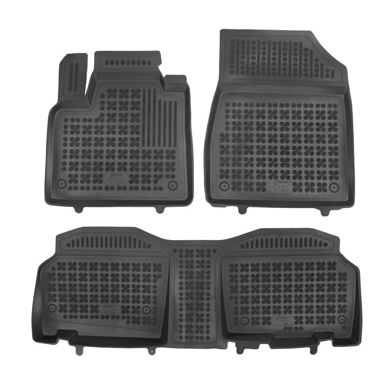 MDM Gummimatten für Nissan Townstar 01.2022- Passform, Fussmatten mit hohem Rand 5 cm, cod. 3D 10051 von COOKENG