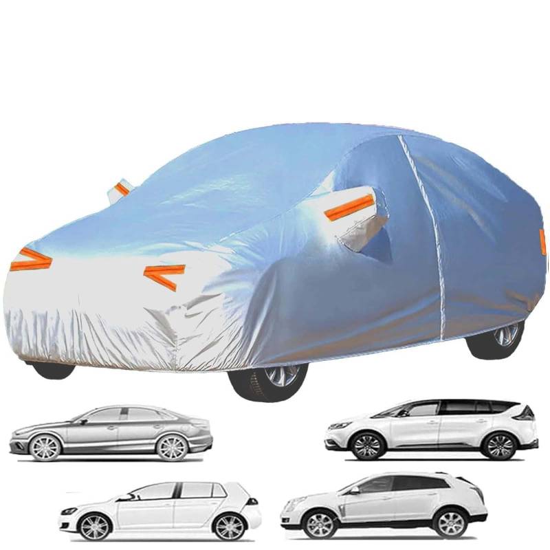 Vollgarage Auto Winter für B&MW 3 Series F34 GT 2013-2016 Garage Auto Allwetter Wasserdicht Winddicht Staubdicht Schneedicht Winddicht Außen Vollständige Autoabdeckung Universal Fit von COOKENG
