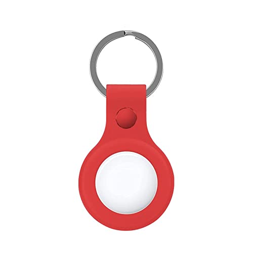 Schlüsselanhänger Cool kompatibel mit AirTag, Silikon, Rot von COOL SMARTPHONES & TABLETS ACCESSORIES