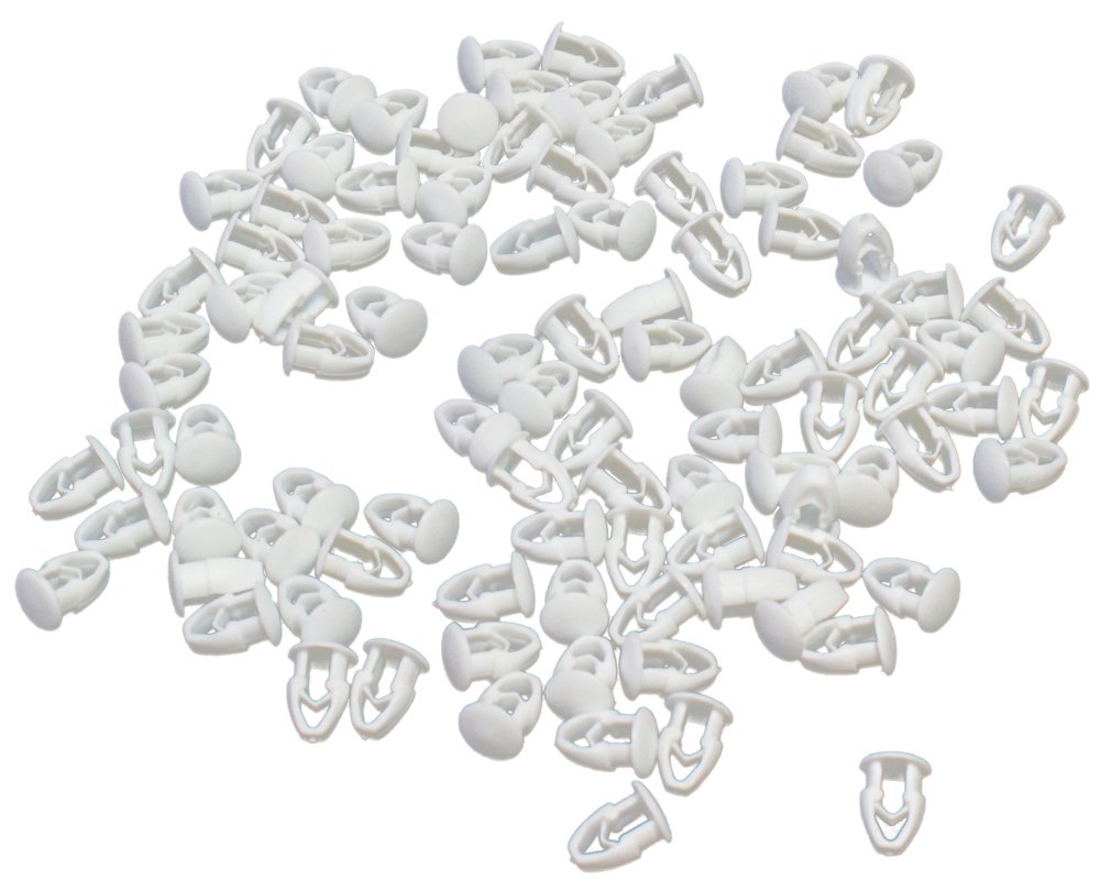 Cora 000116018-Set 100 Elemente de fixation für Nummernschilder, weiß Cora 000116018-Set 100 Elemente de fixation für Nummernschilder, weiß von CORA