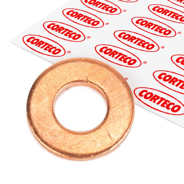 CORTECO Dichtring Ölablaßschraube FORD 005696H 66135526,1145962,2S6Q6734AA Y401104J5,031340,LR006295,K0002403867,02403867,11137804900,9400313409 CORTECO Dichtring Ölablaßschraube FORD 005696H 66135526,1145962,2S6Q6734AA Y401104J5,031340,LR006295,K0002403867,02403867,11137804900,9400313409 von CORTECO