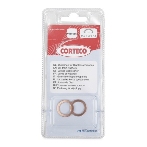 CORTECO Dichtring Ölablaßschraube VW,MERCEDES-BENZ,AUDI 005565S 10280060,1440012X1,0870073700 11023582,7522709,05073945AA,95VW6734AA,4803630,01118693 CORTECO Dichtring Ölablaßschraube VW,MERCEDES-BENZ,AUDI 005565S 10280060,1440012X1,0870073700 11023582,7522709,05073945AA,95VW6734AA,4803630,01118693 von CORTECO
