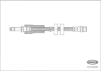 Corteco Bremsschlauch [Hersteller-Nr. 49108398] für Volvo von CORTECO