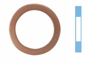 Corteco Dichtring, Ölablassschraube [Hersteller-Nr. 005660H] für BMW von CORTECO