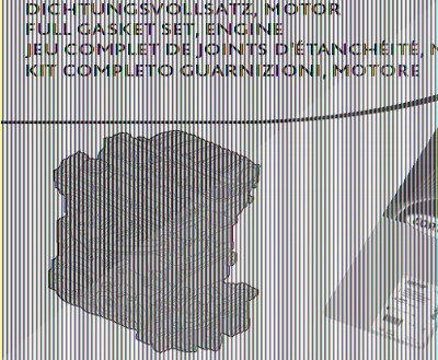 Corteco Dichtungsvollsatz, Motor [Hersteller-Nr. 83404000] für Toyota von CORTECO