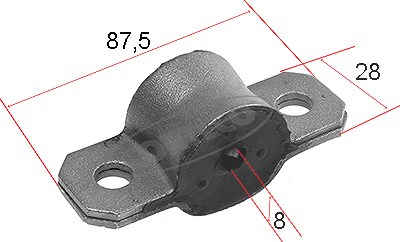 Corteco Lagerung, Stabilisator ERSTAUSRÜSTERQUALITÄT [Hersteller-Nr. 80000484] für Fiat von CORTECO