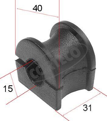 Corteco Lagerung, Stabilisator ERSTAUSRÜSTERQUALITÄT [Hersteller-Nr. 80000462] für Ford von CORTECO