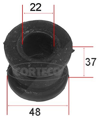 Corteco Lagerung, Stabilisator ERSTAUSRÜSTERQUALITÄT [Hersteller-Nr. 80001169] für Mercedes-Benz von CORTECO