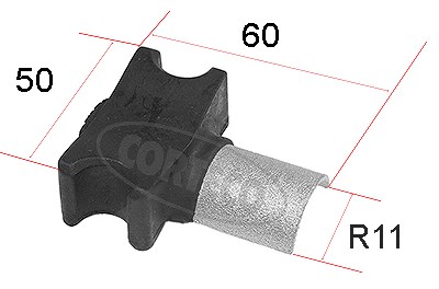 Corteco Lagerung, Stabilisator ERSTAUSRÜSTERQUALITÄT [Hersteller-Nr. 80000982] für Peugeot von CORTECO