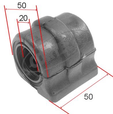 Corteco Lagerung, Stabilisator ERSTAUSRÜSTERQUALITÄT [Hersteller-Nr. 80000097] für Peugeot von CORTECO