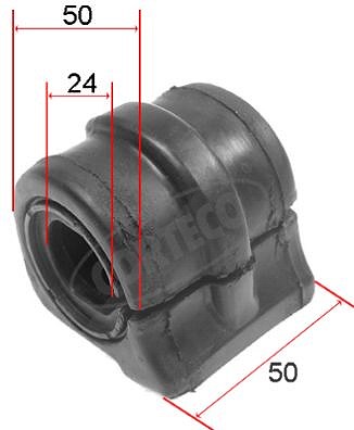 Corteco Lagerung, Stabilisator ERSTAUSRÜSTERQUALITÄT [Hersteller-Nr. 80000104] für Peugeot von CORTECO