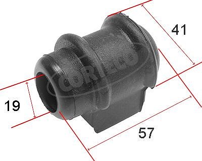 Corteco Lagerung, Stabilisator ERSTAUSRÜSTERQUALITÄT [Hersteller-Nr. 80000134] für Renault von CORTECO