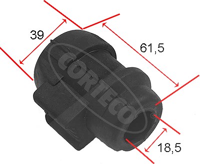 Corteco Lagerung, Stabilisator ERSTAUSRÜSTERQUALITÄT [Hersteller-Nr. 80001465] für Renault von CORTECO