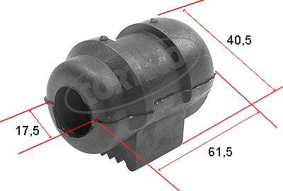 Corteco Lagerung, Stabilisator ERSTAUSRÜSTERQUALITÄT [Hersteller-Nr. 80000116] für Renault von CORTECO