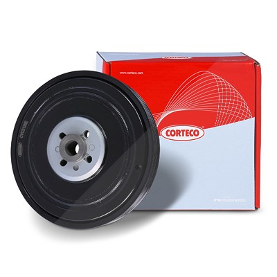 Corteco Riemenscheibe, Kurbelwelle ERSTAUSRÜSTERQUALITÄT [Hersteller-Nr. 80001157] für Audi, Volvo, VW von CORTECO