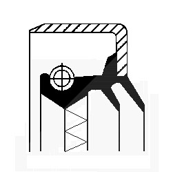 Corteco Wellendichtring, Differential ERSTAUSRÜSTERQUALITÄT [Hersteller-Nr. 01016915B] von CORTECO