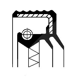 Corteco Wellendichtring, Radnabe ERSTAUSRÜSTERQUALITÄT [Hersteller-Nr. 01016917B] von CORTECO