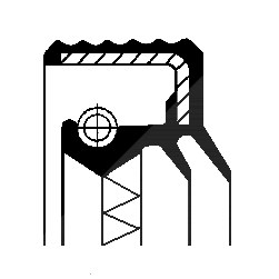 Corteco Wellendichtring, Radnabe ERSTAUSRÜSTERQUALITÄT [Hersteller-Nr. 01019879B] von CORTECO
