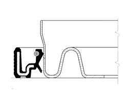 Corteco Wellendichtring, Zwischenwelle ERSTAUSRÜSTERQUALITÄT [Hersteller-Nr. 12014726B] für Citroën, Fiat, Opel, Peugeot, Vauxhall von CORTECO