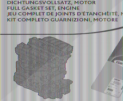 Corteco Dichtungsvollsatz, Motor [Hersteller-Nr. 83403784] für Ford von CORTECO