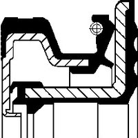 Wellendichtring, Radnabe CORTECO 12016648B von Corteco
