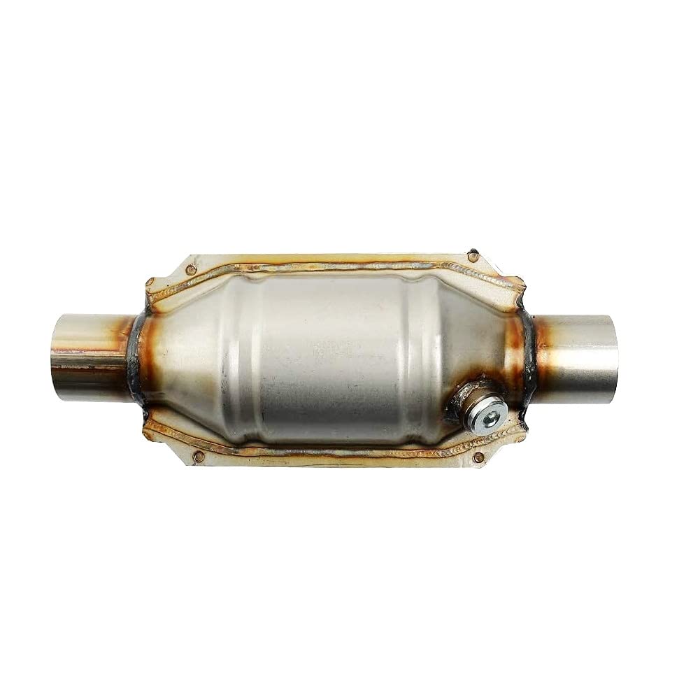 COSINE Universal Katalysator mit Einlass/Auslass, mit O2 Anschluss und Hitze Schild 53004 Katalysator Rostfreiem von COSINE
