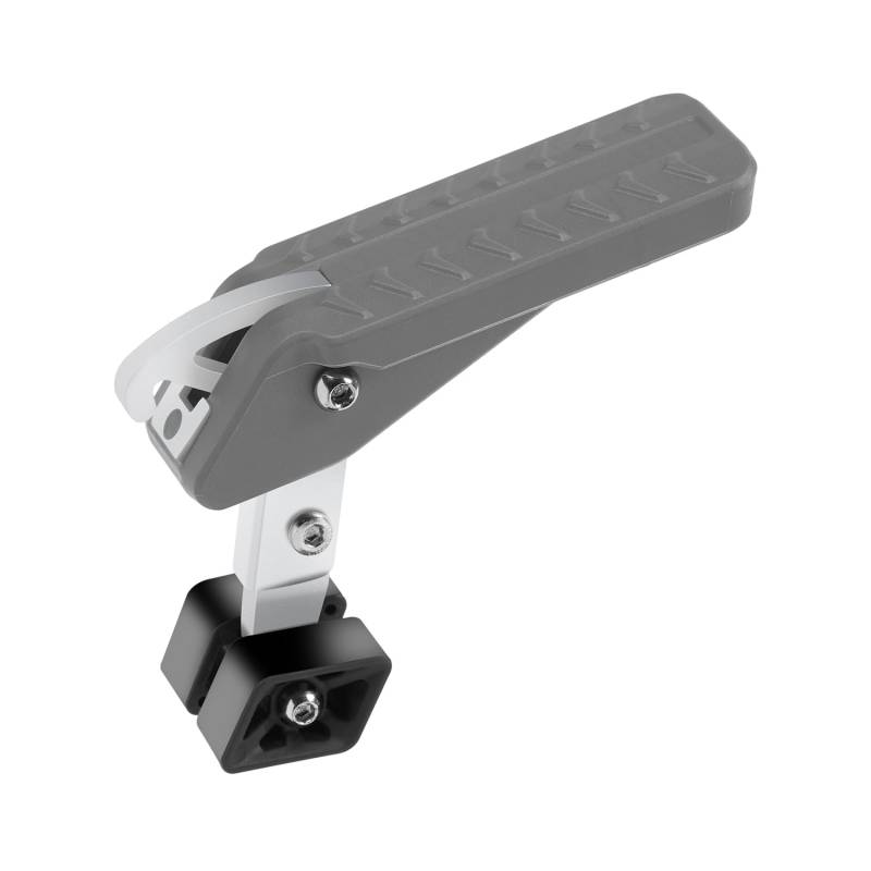 COWVIE Universelle Autotürstufe, tragbar, faltbar, Dachträger, Fußpedal, maximale Traglast 180 kg, Grau von COWVIE