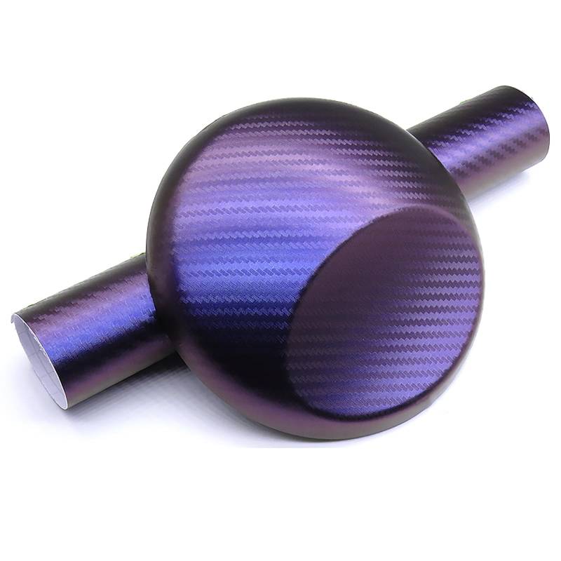 COYOUCO Kohlefaser-Vinylfolie für Autos, Chamäleon Wrap Rolle Vinylfolie Selbstklebende Folie für Autos mit Werkzeugen, Detaillierungsband Anti-Kratz-Aufkleber für Autos Computer,50cm*100cm von COYOUCO