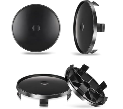 COZERI 4 Stück Radnabenkappen 68mm, Universal Nabendeckel aus Hochwertigem ABS, Polierte Radnabenabdeckung für BMW, Felgenkappen Ersetzen, Kompatibel mit OD 68mm von COZERI