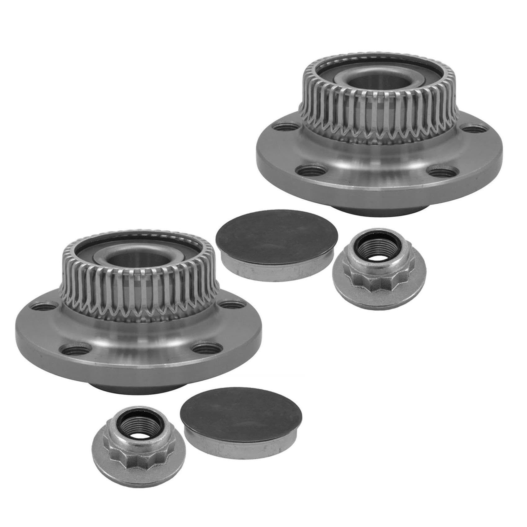 2x Radnabe Radlager mi ABS Ring hinten Hinterachse links rechts 2x Radnabe Radlager mi ABS Ring hinten Hinterachse links rechts von various