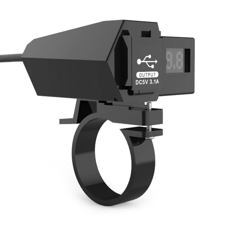 CPAOWEHF Lenkermotor Ladebuchse Doppel USB Ladeauslass Mit Schalter Ladebuchse von CPAOWEHF