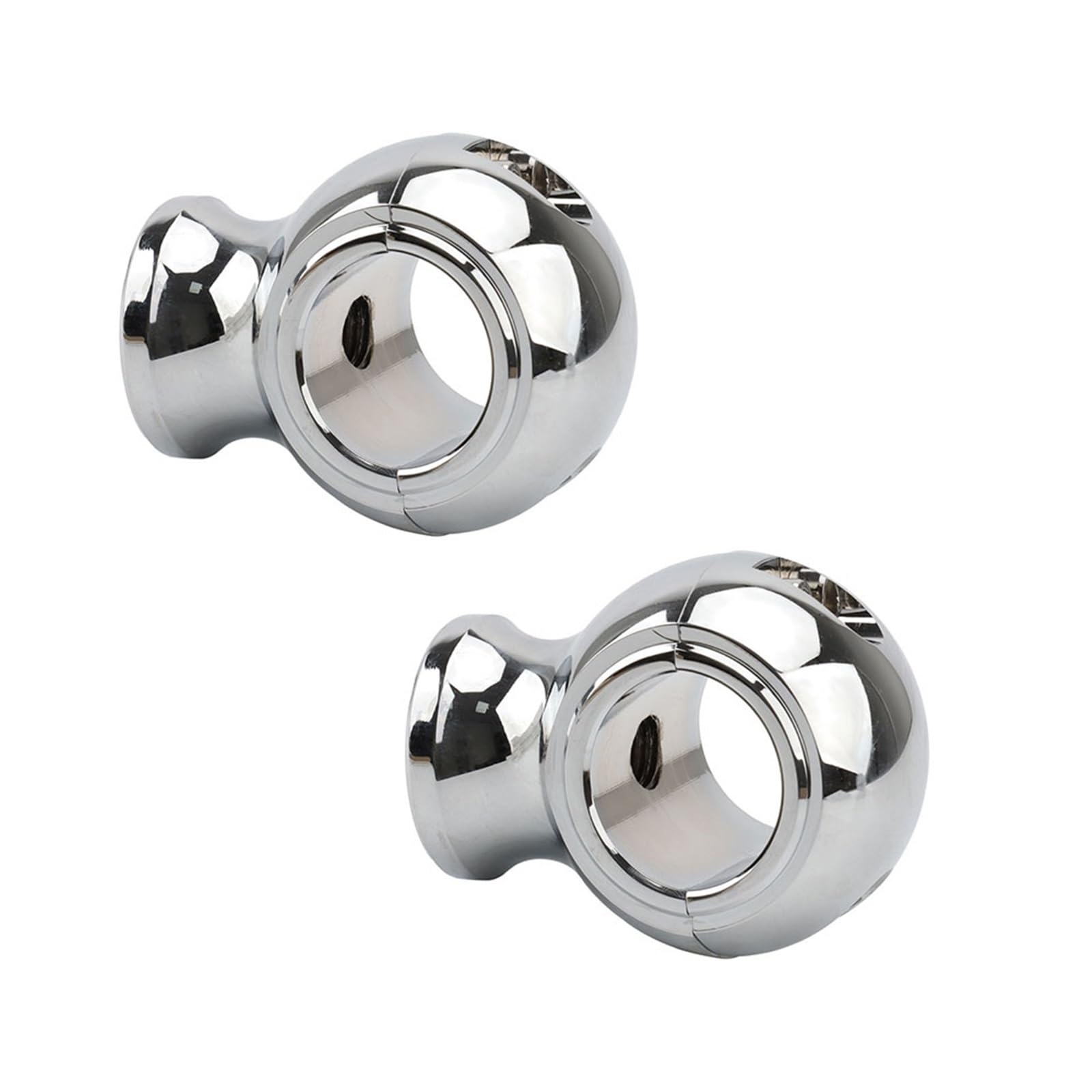 Motorrad Handbar Riser 1,25'' Universal Lenker Riser Klemmen Runde Riser Up Halterung Kit Für Softail Dyna FXD Modelle Riser Lenkerhalterung(Chrome) von CPDDNGZMKK