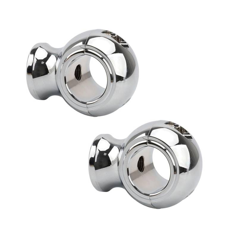 Motorrad Handbar Riser 1,25'' Universal Lenker Riser Klemmen Runde Riser Up Halterung Kit Für Softail Dyna FXD Modelle Riser Lenkerhalterung(Chrome) von CPDDNGZMKK
