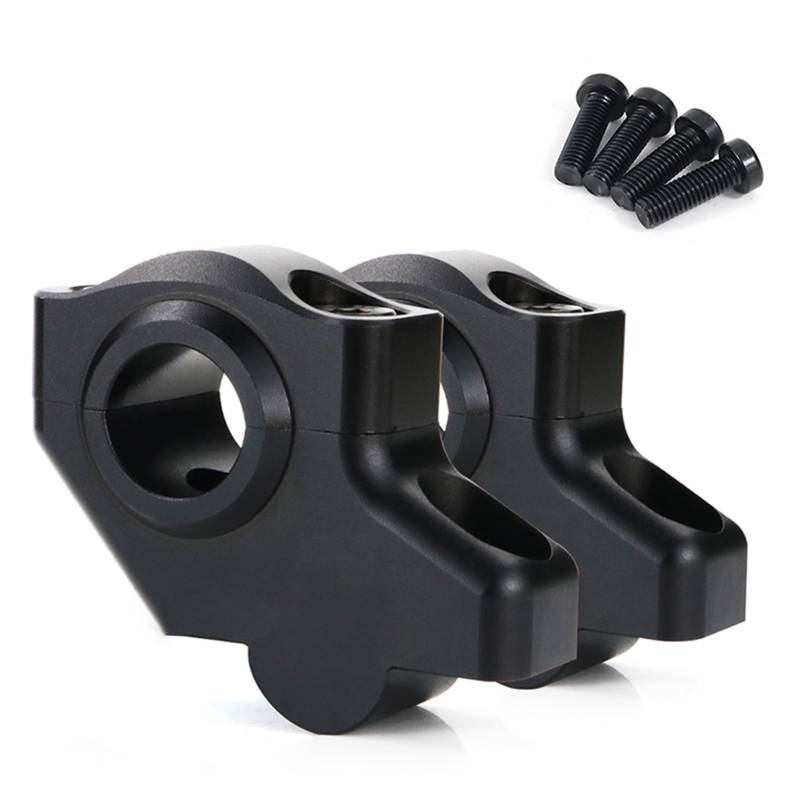 Motorrad Handbar Riser 22 Mm 7/8 Zoll Motorrad-Offset-Lenkererhöhung Nach Hinten Verschoben, Erhöht Verlängert Für F800ST 2006 2007 2008 2009 2010 2011 2012 2013 Riser Lenkerhalterung(Matte Black) von CPDDNGZMKK
