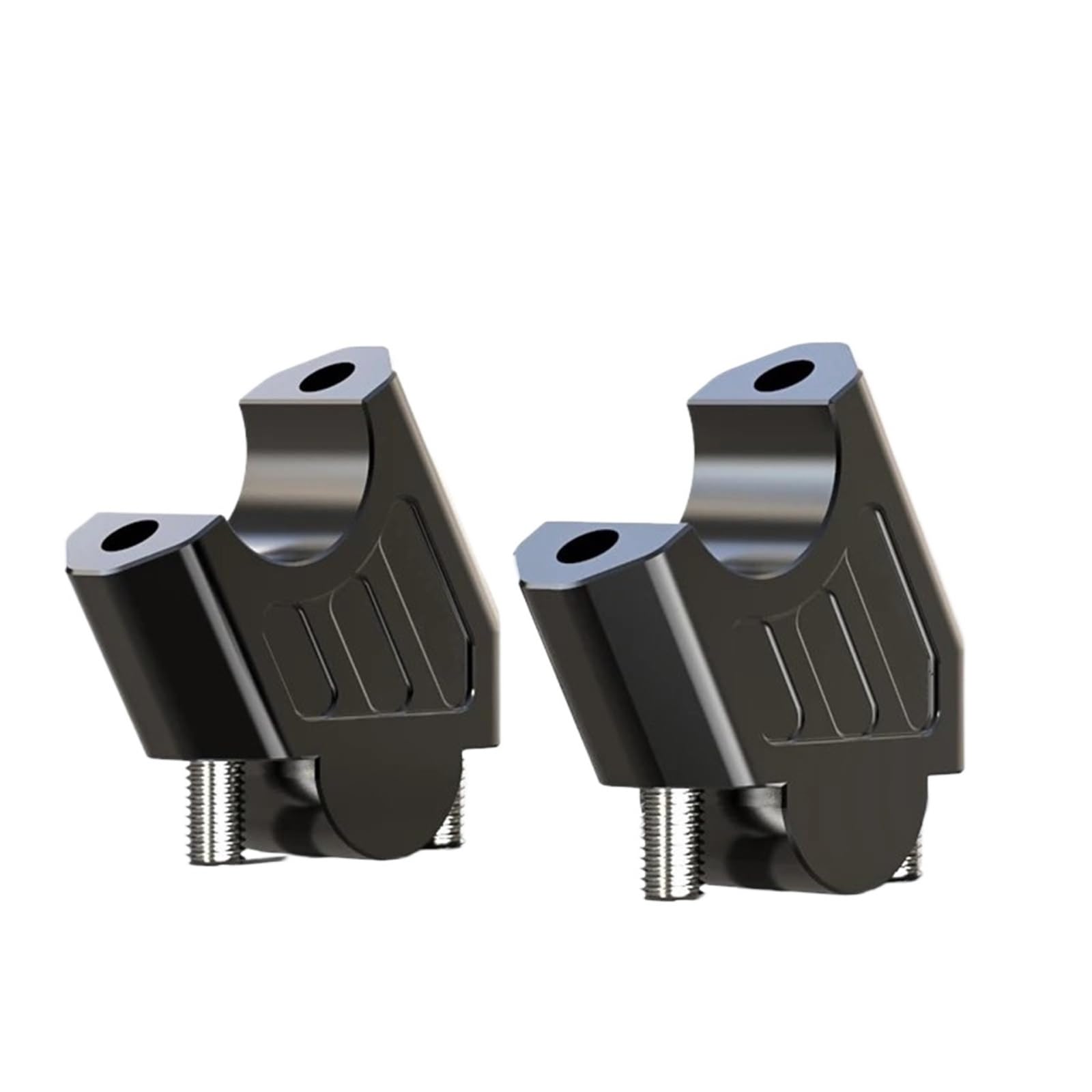 Motorrad Handbar Riser 28-mm-Griffhahn-Übertragungshöhencode Für 502C-Lenkerdruckcode BJ500GS-Griff Mit Variablem Durchmesser Riser Lenkerhalterung(Black) von CPDDNGZMKK