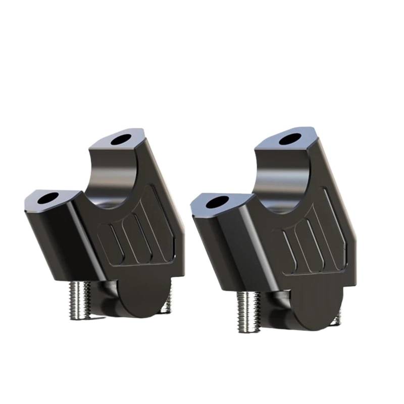 Motorrad Handbar Riser 28-mm-Griffhahn-Übertragungshöhencode Für 502C-Lenkerdruckcode BJ500GS-Griff Mit Variablem Durchmesser Riser Lenkerhalterung(Black) von CPDDNGZMKK