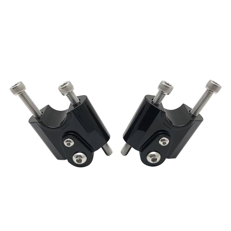Motorrad Handbar Riser CNC Aluminium Motorrad Zubehör Lenkererhöhungen Stardard Bar Mount Riser Für R18 Für R 18 Für R-18 2020 2021 2022 2023 Riser Lenkerhalterung(Black) von CPDDNGZMKK