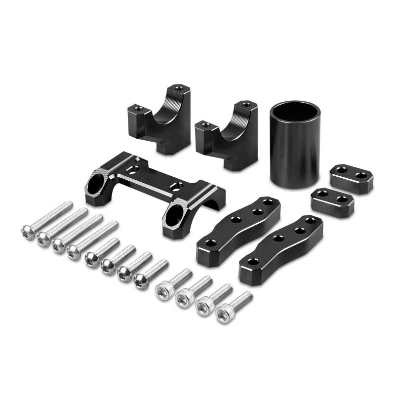 Motorrad Handbar Riser CNC Front Lenker Bar Riser Halterung Für Segway X160 X260 2023 2024 Für Sur-Ron Für Light Bee XS L1E Elektrische Dirt Bike Riser Lenkerhalterung(Black) von CPDDNGZMKK