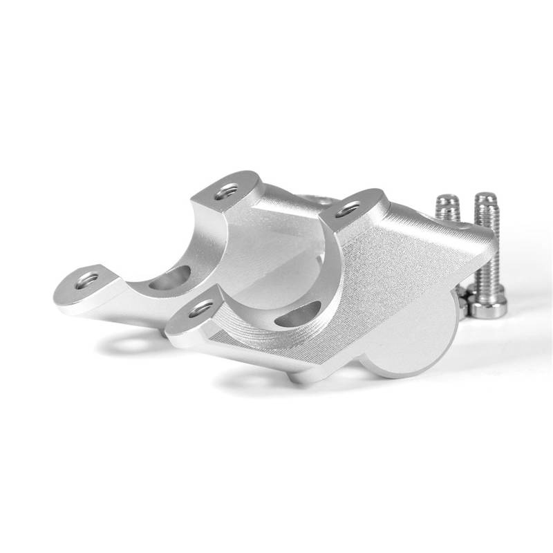 Motorrad Handbar Riser Für R1200R Für R1250R LC Für R 1250 RR 1200 R 2015 - Motorrad Lenker Riser Drag Griff Bar Clamp Verlängern Adapter Riser Lenkerhalterung(Silver) von CPDDNGZMKK