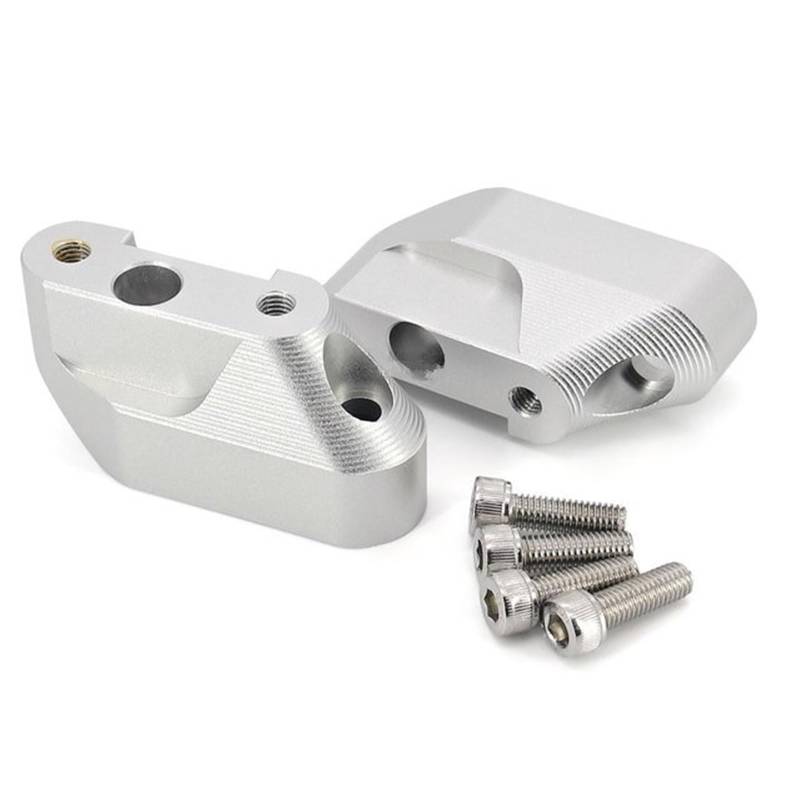 Motorrad Handbar Riser Motorrad Lenker Riser Zurück Bewegen Halterung Für R1200RS Für R 1200 1250 Für R1250 R1200 RS Für R1250RS 2019-2021 Riser Lenkerhalterung(Silver) von CPDDNGZMKK