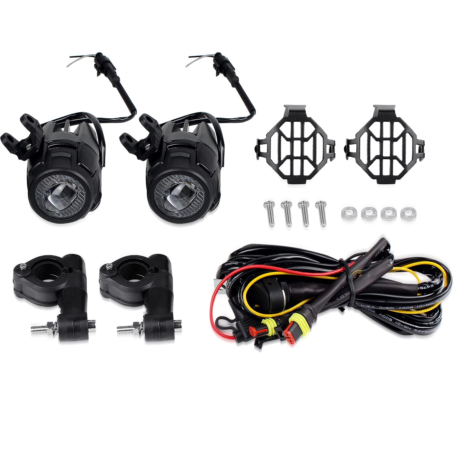 CPOWACE LED Nebelscheinwerfer Zusatzscheinwerfer + Kabelbaum + Schutzhülle für Motorrad R1200gs,with E-Mark E-Prüfzeichen CPOWACE LED Nebelscheinwerfer Zusatzscheinwerfer + Kabelbaum + Schutzhülle für Motorrad R1200gs,with E-Mark E-Prüfzeichen von CPOWACE