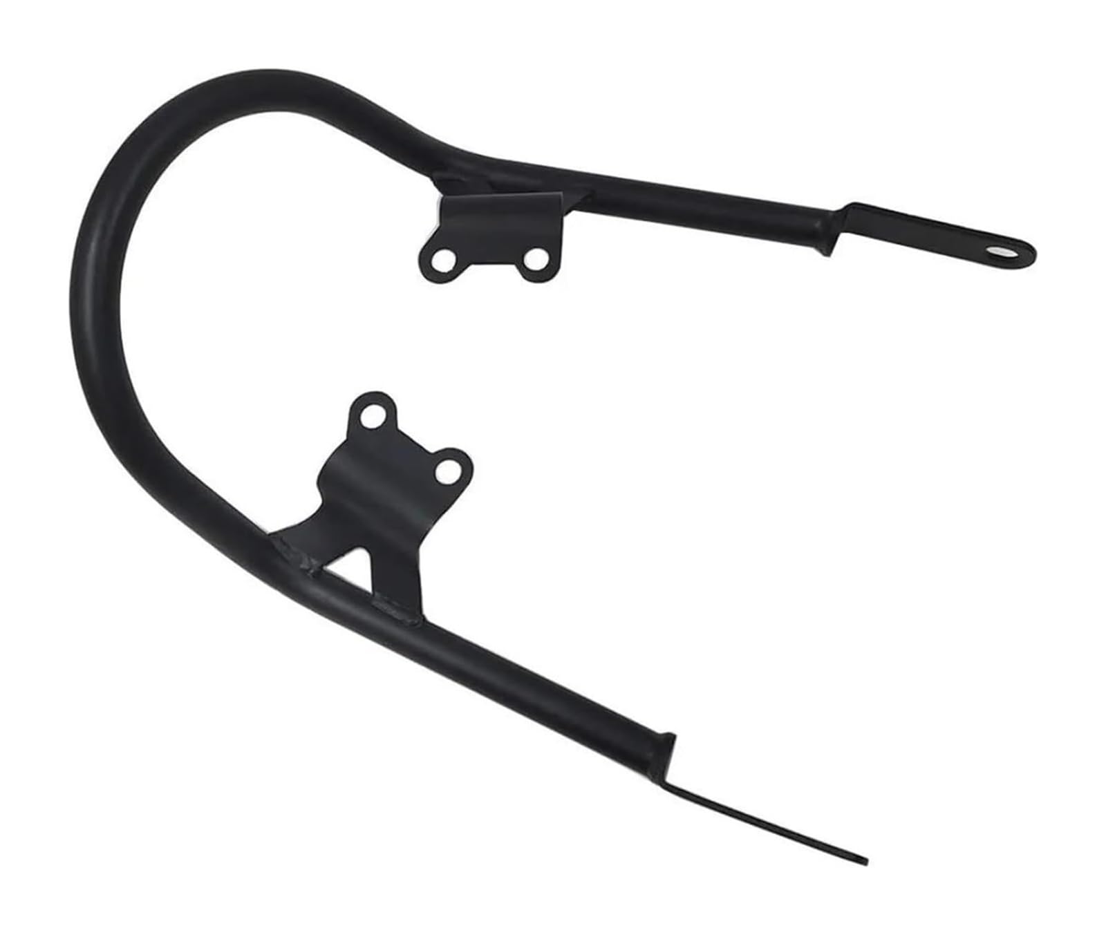 Gepäckregal Für T&riumph Für Bonneville T100 2017-2021 Motorrad Hinten Gepäck Rack Halterung Passagier Hand Haltegriff Armlehne Hinten Gepäck Motorrad Heckgepäck(Schwarz) von CPZPMFMKBG