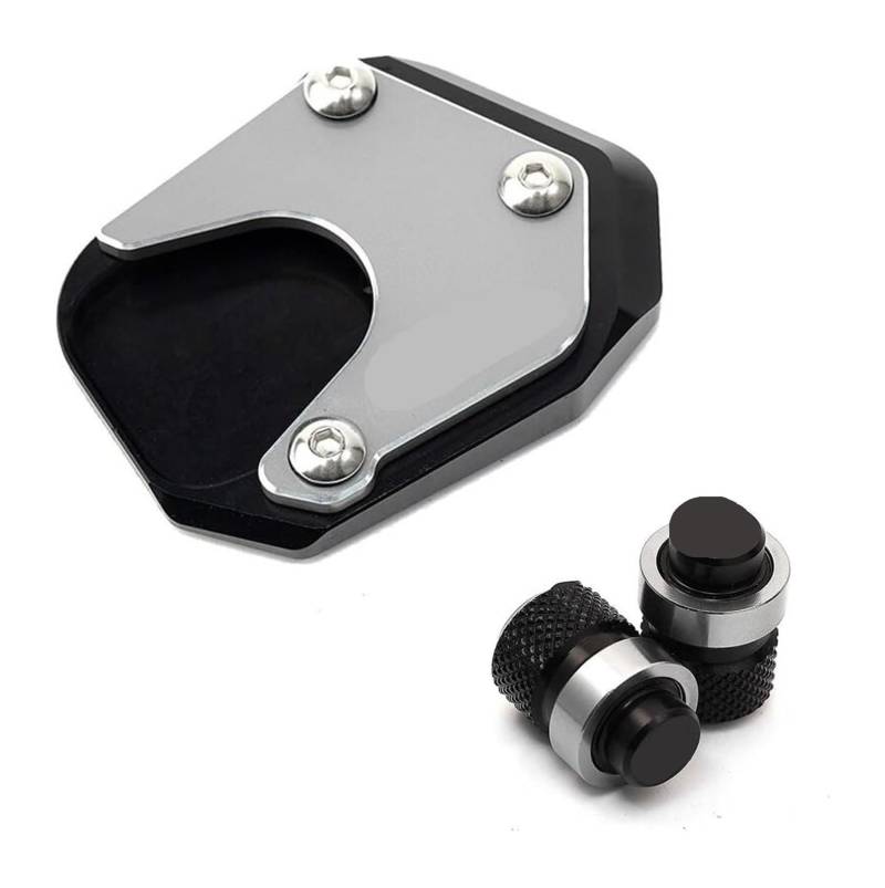 Motorrad Vergrößerungspad Für CBR 1000RR CBR1000RR CBR 1000 RR 2004-2007 Motorradzubehör Ständer Fuß Seitenständer Pad Reifen Ventilkappen Stützplatte(Combo 6) von CPZPMFMKBG