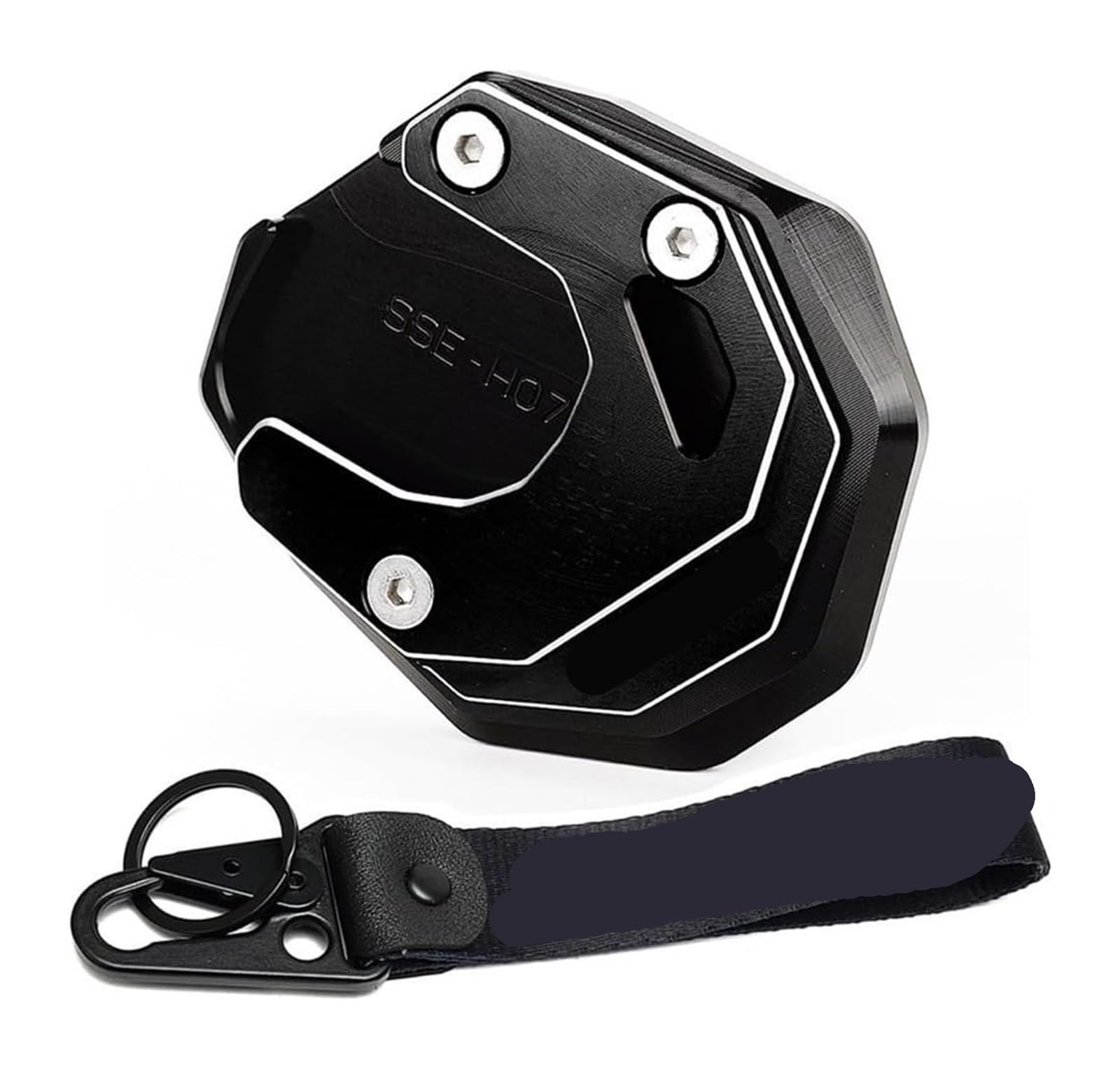Motorrad Vergrößerungspad Für NC750X NC 750 X NC 750X 2021-2023 Motorrad Fuß Seitenständer Pad Ständer Vergrößerungsplatte Unterstützung Erweiterung Schlüsselanhänger Stützplatte(20) von CPZPMFMKBG