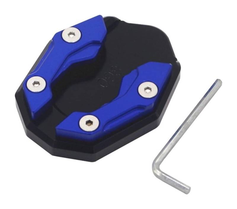 Motorrad Vergrößerungspad Für PCX150 PCX160 PCX 150 PCX 160 PCX125 PCX 125 Zubehör Motorrad Seitenstütze Vergrößerter Block Einparkhilfe Stützplatte(Blue a) von CPZPMFMKBG