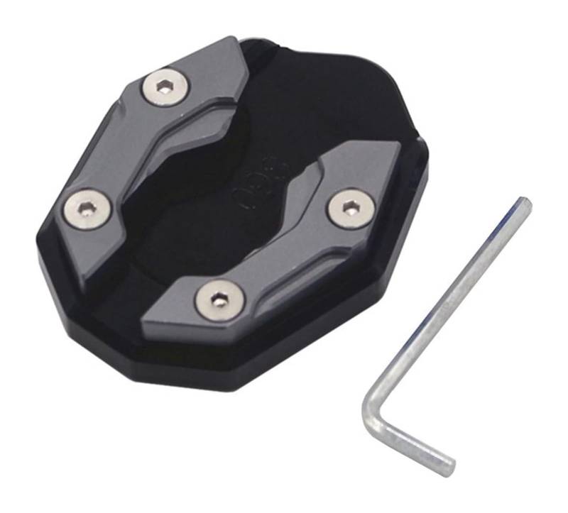 Motorrad Vergrößerungspad Für PCX150 PCX160 PCX 150 PCX 160 PCX125 PCX 125 Zubehör Motorrad Seitenstütze Vergrößerter Block Einparkhilfe Stützplatte(Gray a) von CPZPMFMKBG