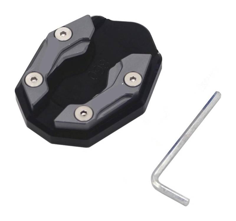 Motorrad Vergrößerungspad Für PCX150 PCX160 PCX 150 PCX 160 PCX125 PCX 125 Zubehör Motorrad Seitenstütze Vergrößerter Block Einparkhilfe Stützplatte(Gray b) von CPZPMFMKBG