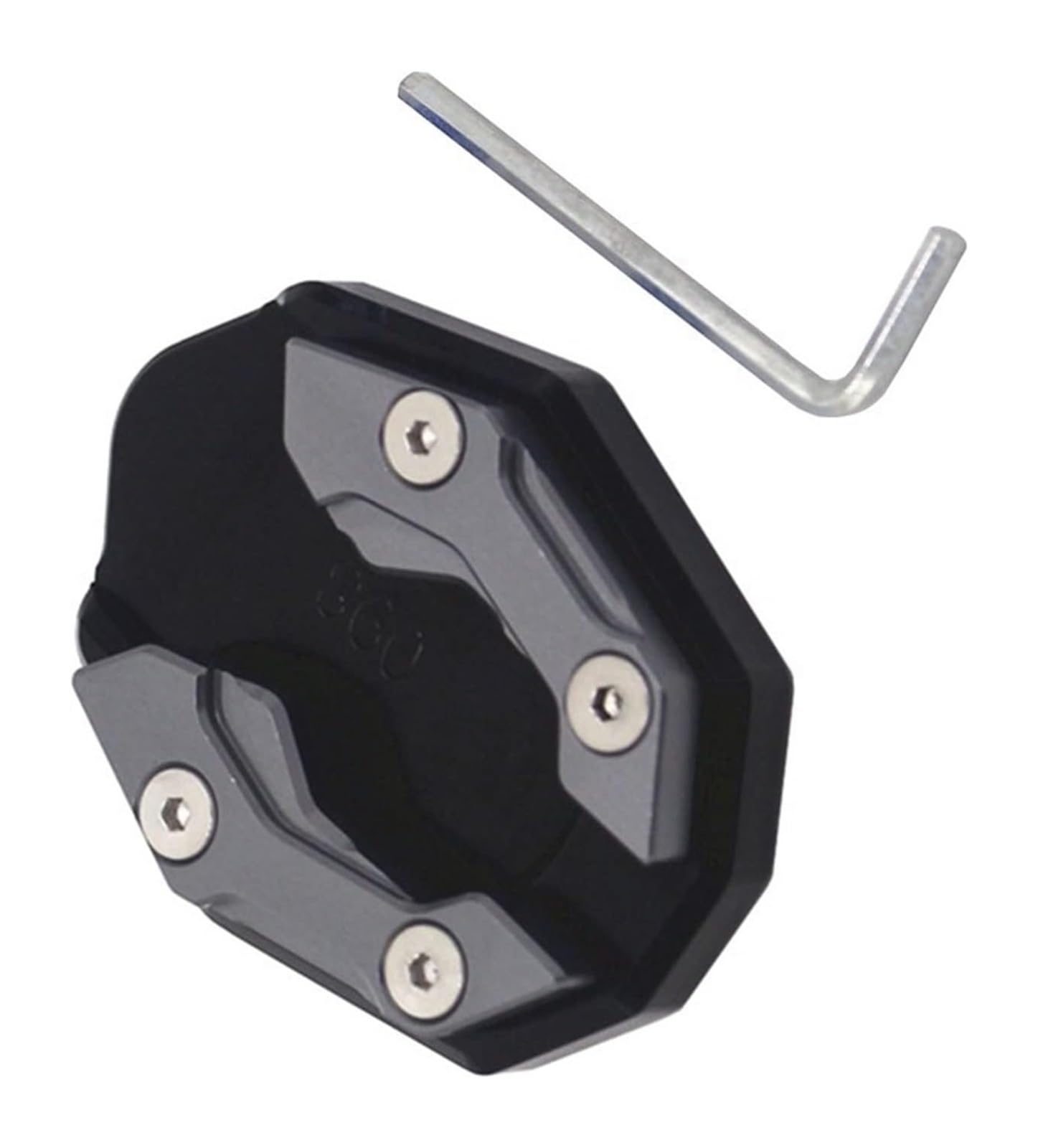 Motorrad Vergrößerungspad Für PCX150 PCX160 PCX 150 PCX 160 PCX125 PCX 125 Zubehör Motorrad-Seitenstütze Vergrößerter Block Einparkhilfe Zubehör Stützplatte(Gray a) von CPZPMFMKBG