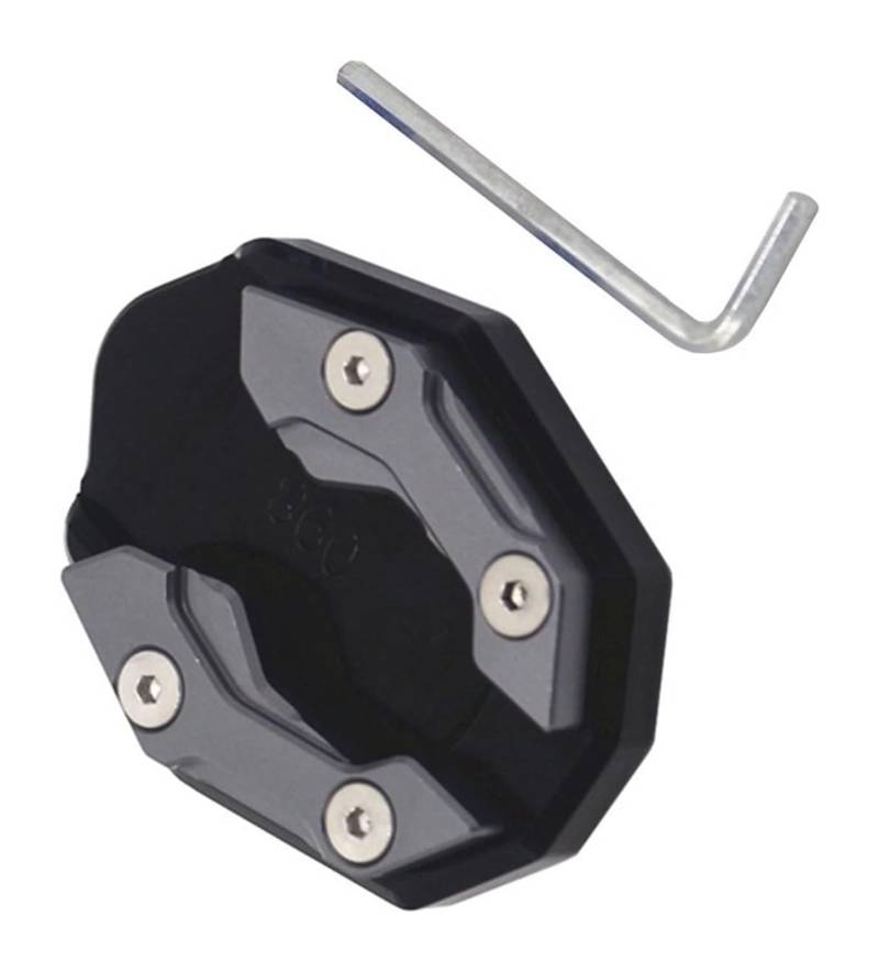 Motorrad Vergrößerungspad Für PCX150 PCX160 PCX 150 PCX 160 PCX125 PCX 125 Zubehör Motorrad-Seitenstütze Vergrößerter Block Einparkhilfe Zubehör Stützplatte(Gray a) von CPZPMFMKBG